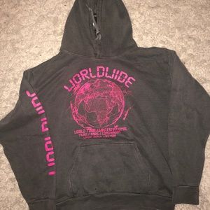 “WORLDWIDE” gray hoodie